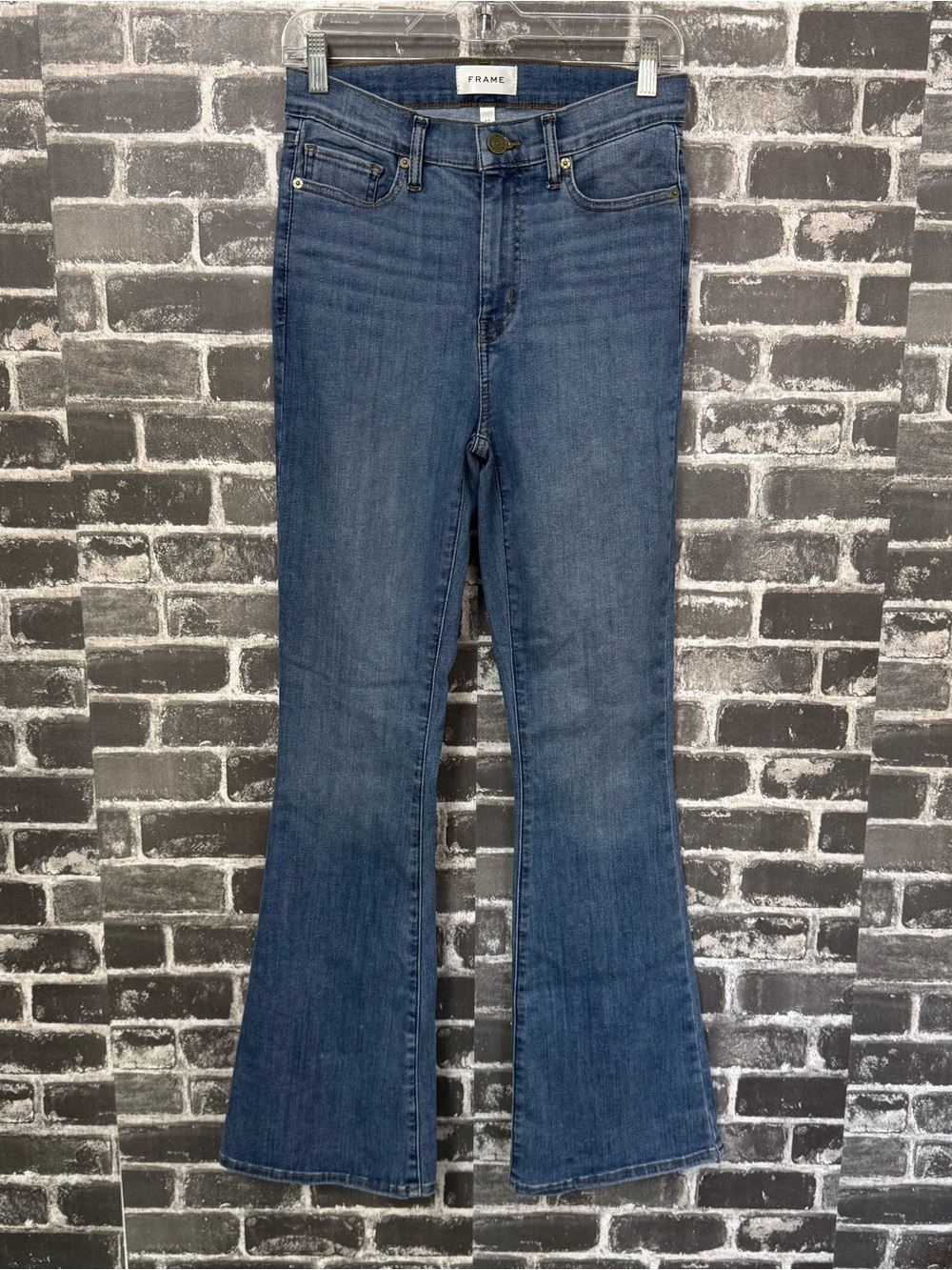 Frame Denim Le Slim Palazzo Jeans wide leg flare